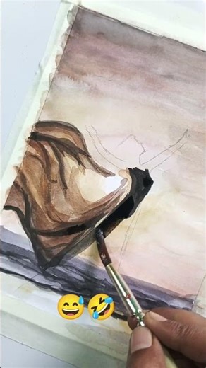 kala saya painting 😱#shorts