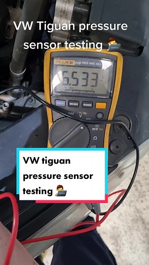 VW Tiguan Pressure Sensor Testing