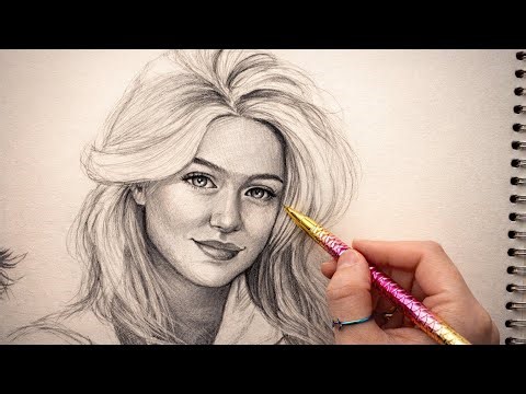 How to Draw a Beautiful Blonde Girl – Realistic Portrait Step by Step