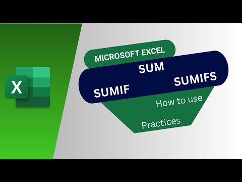 Excel in action - work with SUM, SUMIF, SUMIFS through practical examples
