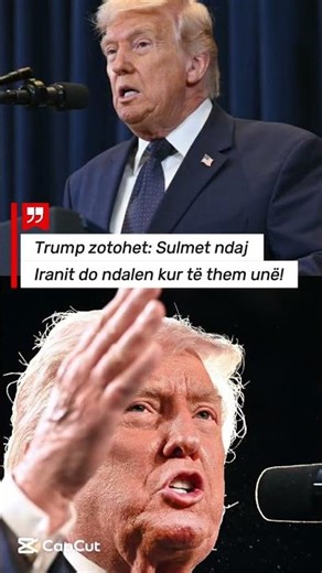 Trump zotohet: Sulmet ndaj Iranit do ndalen kur të them unë!