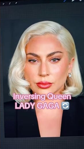 Inversing LADY GAGA #artchallenge #facefilter #ladygaga