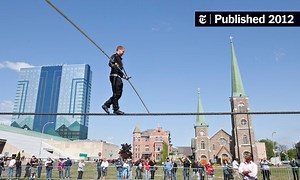 Nik Wallenda Prepares for His Niagara Falls Stunt (Published 2012)