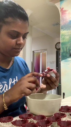 Delicious Red Velvet Tart Shells | Homemade Cheesetart Recipe