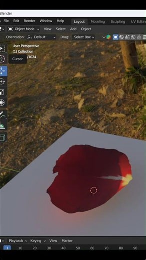 Creating a Realistic Rose Petal in Blender #blender #blendertutorial #blender3d