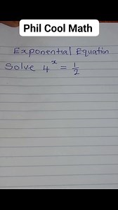 Simple exponential equation that you will understand #philcoolmath #fypシ゚viral | Phil Cool Math