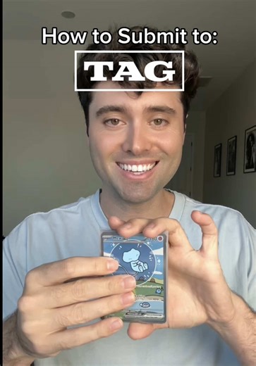 How to Submit to TAG for Grading Pokémon Cards | TikTok