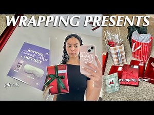 Wrap CHRISTMAS Presents With Me!