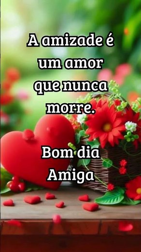 A Amizade é um Amor que nunca morre - Bom dia Amiga