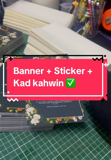 Kad Jemputan Kahwin Kustom Aisyah & Rasidi