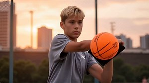 Basketball Wrist Return Ball, Sports Training Rubber Bouncy Ball on Elastic String, 2.36 Inch, for Exercise and Training