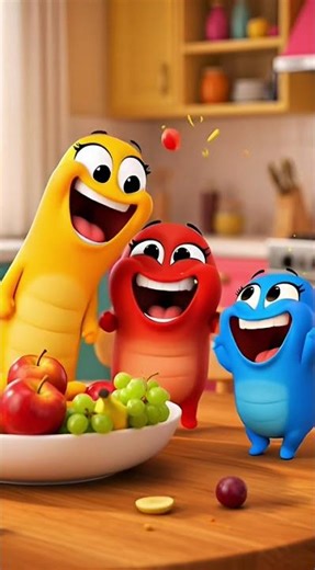 cartoon funny larvae #cartoon #cartoonshorts