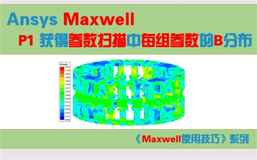 【Maxwell使用技巧】1_参数扫描优化时如何获得每组参数的磁通密度分布