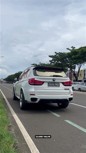 BMW X5 F15 N55 engine with Tech Pro Turbo-back Performance Valvetronic Exhaust System