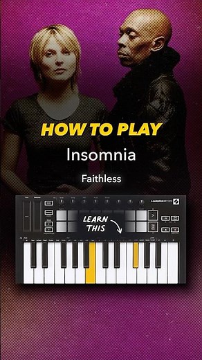 Learn How to Play Insomnia by Faithless 🎹