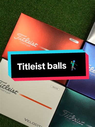 Titleist golf ball range 2026 ⛳ We took a look at the complete #1 ball in golf range for this season! 🏌️‍♂️ Which of these golf balls are you playing this season? 👉 #gso #golfballs #titleist