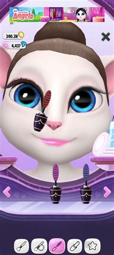 Hello my kitty Angela 🥰😍🤩😜🤪😝 #miraculous #Talking Angela