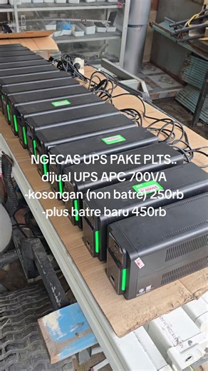 ups apc 700va 360w bisa kalian modif memakai baatre lifepo4 atau litium atau batre truck 45Amp system 12volt pembelian bisa ke 085876123020 semarang timur