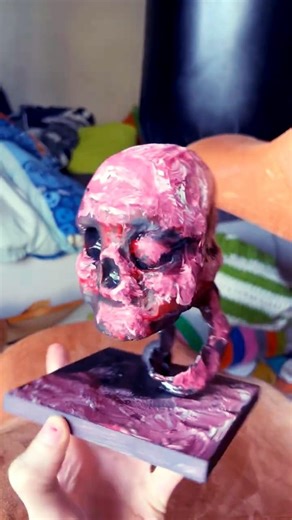 3d skull process