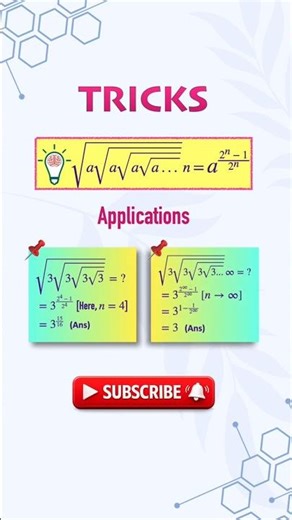 Nested Square Root Trick 🤯 || Maths #shorts