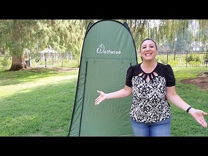 Pop Up Shower Tent For Camping, Changing and Toilet - Folding Instructions!