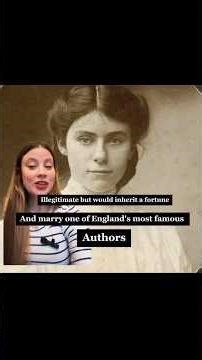 She was born illegitimate but would marry one of Britain's best loved authors. Who is she? #history