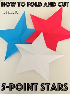How to Make a Five Pointed Star or Origami Star