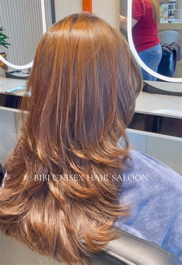Soft Layer Haircut at BIBI Unisex Hair Salon