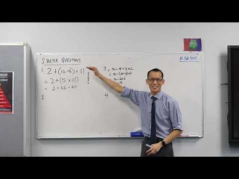 Integers and Order of Operations
