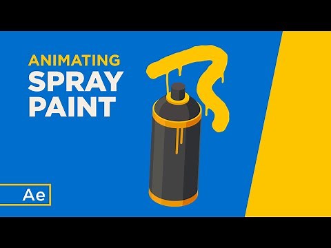 How To Animate Spray Paint - After Effects Tutorial