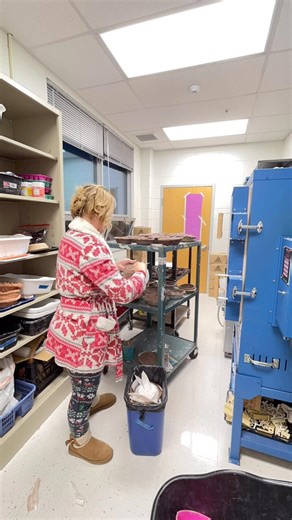 Coil Bowls in paper bowl molds When the Clay Is Leather Hard… This Is What I Do