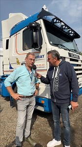 Fidèle à Scania depuis 1992, Antoine Geffray est fier de venir présenter son 143 4x2 500 cv sur le stand des @24heurescamions ! 🔥 #ScaniaFrance #24heurescamions | Scania France