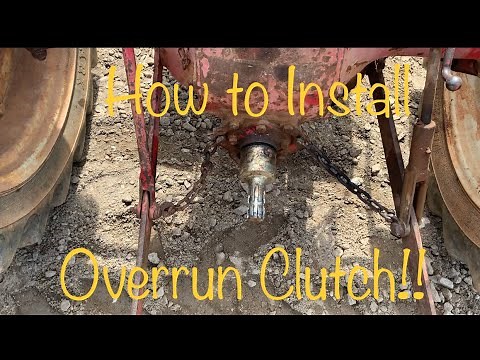 How to Install Ford 8n Overrun Clutch [[ PTO Shaft Adapter]]