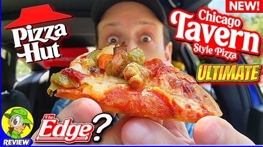 Pizza Hut® Chicago Tavern Style Ultimate Pizza Review