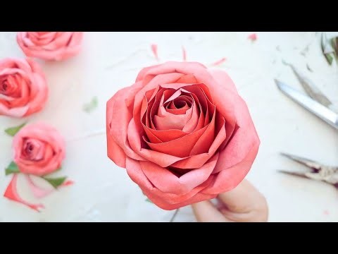 How to Make Realistic Paper Roses with Printer Paper