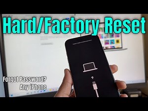 Reset iPhone to factory settings | Recover iPhone Access When You Forgot Your Passcode