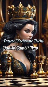 Fastest Checkmate Tricks ❗Danish Gambit Trap #viralvideoシfypシ゚videoviralシallシ2025 #viralvideoシfyp #shortsreels #reelsfbシ #viralvideoシ #reelsvideo #reelsfb #inshot #chess #shorts | Chess tricks