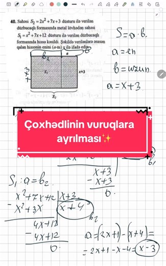 Sual izahı✨ #keşfet #onlaynders #riyaziyyathazirligi #riyaziyyat #riyaziyyatmüəllimi