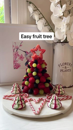 Christmas Fruit Tree Platter Ideas