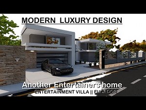 Design the Ultimate Modern Villa in Sweet Home 3D: Blender 3D Animation and Real-Life Project Tour.