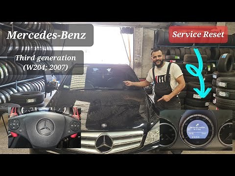 how to reset service B3 on Mercedes C Class #w204