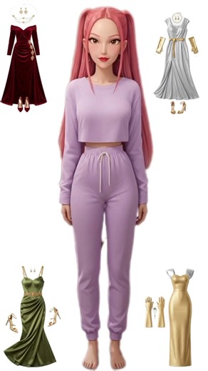 K-POP demon hunters.Red Carpet Dress Up for Mira. #kpop #world #rumi#paper#doll