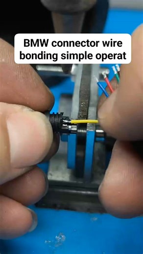 BMW connector wire bonding - simple operation and high efficiency. #BMWConnectorWireBonding #SwitchWireBonding #MotorWireBonding #LEDStripWireBonding | LCDrepairguide