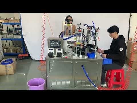 500pcs super glue tubes (10min+ running)filling ultrasonic sealer testing video for indian customer