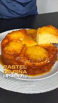 Pineapple cake in 1 minute | Recipe of the day