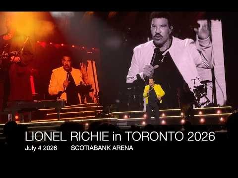 LIONEL RICHIE IN TORONTO 2026 (with Chapters)