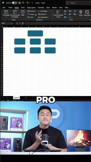 Bikin Bagan di Excel Secara Otomatis! #ExcelTips #TutorialExcel #SmartArt