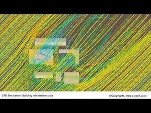 Flow Visualisation around buildings