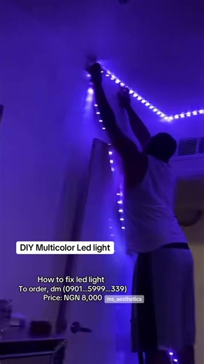 DIY LED Light Decor Ideas for Aesthetic Rooms
