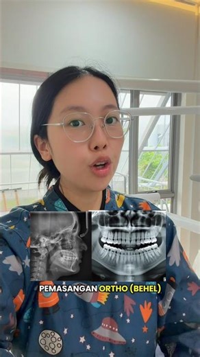 Foto Rontgen WAJIB!!! Sebelum pemasangan behel #dentist #behel #orthodontist #shorts